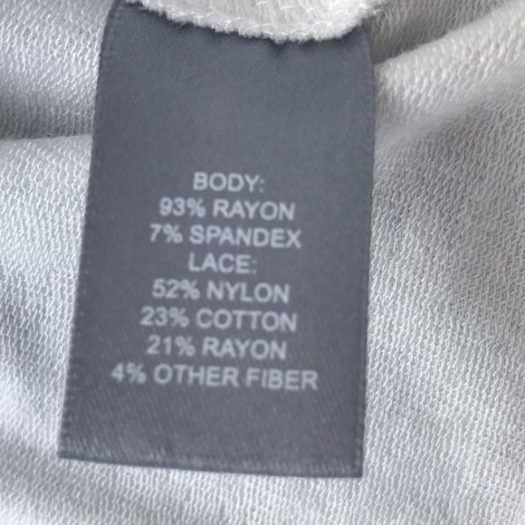 MARLED White Ruffle Lace Yoke Sweatshirt Top - Picture 10 of 13